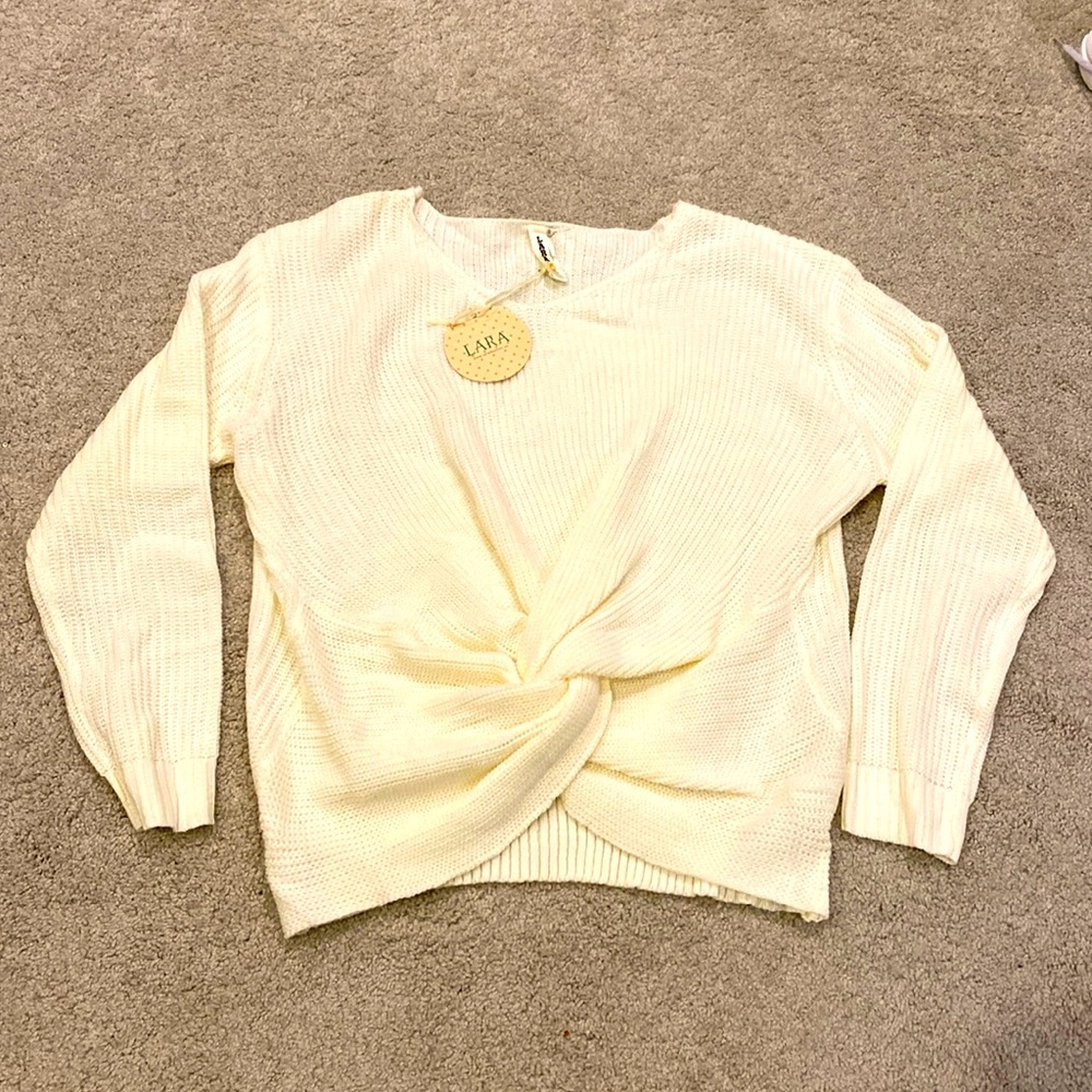 Lara winter white women’s sweater L/Xl